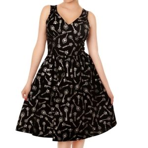 Folter Skeleton Key vintage style dress
